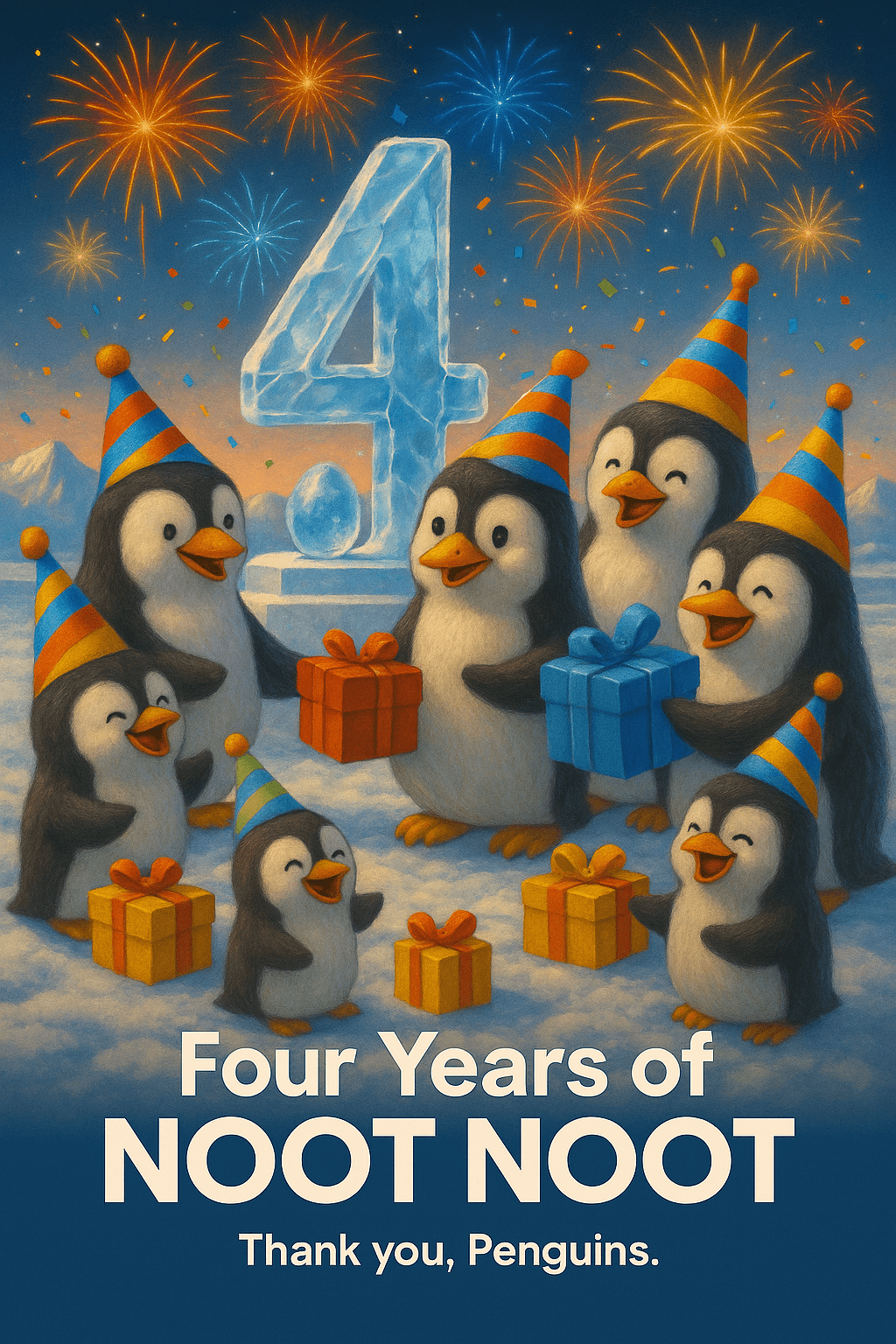 Pesky Penguins Turns 4: Announcing the Nest Egg!