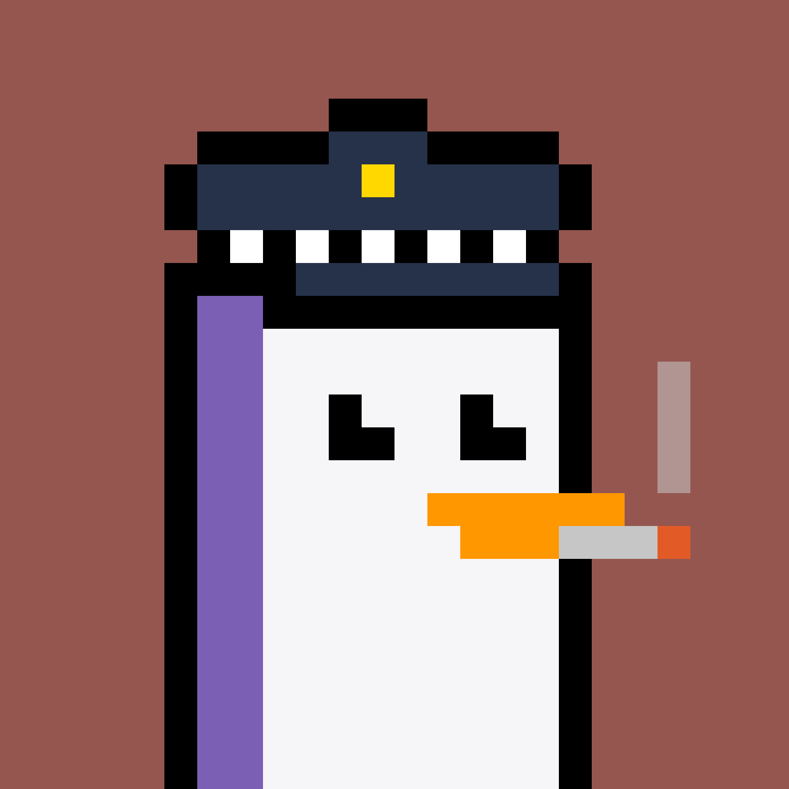 Pesky Penguin #1512, burned for 0.636 SOL