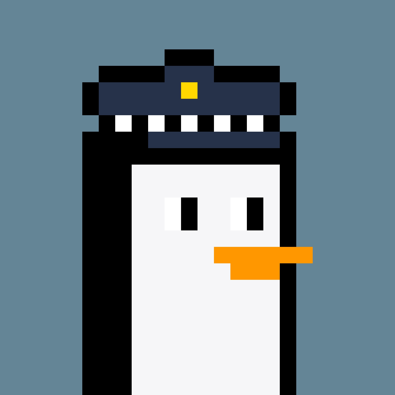 Pesky Penguin #2418, burned for 0.74899825 SOL