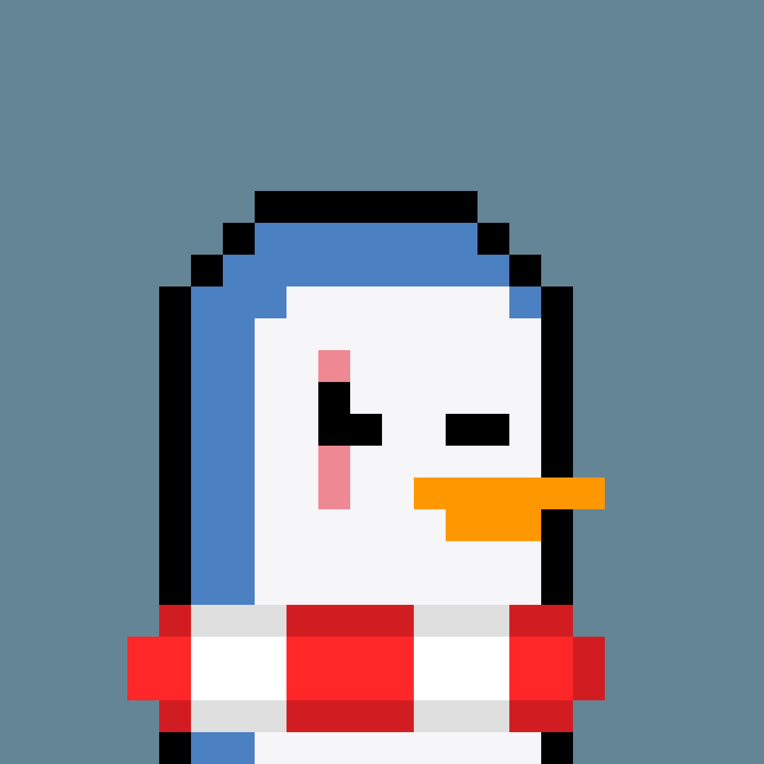 Pesky Penguin #2437, burned for 0.573 SOL