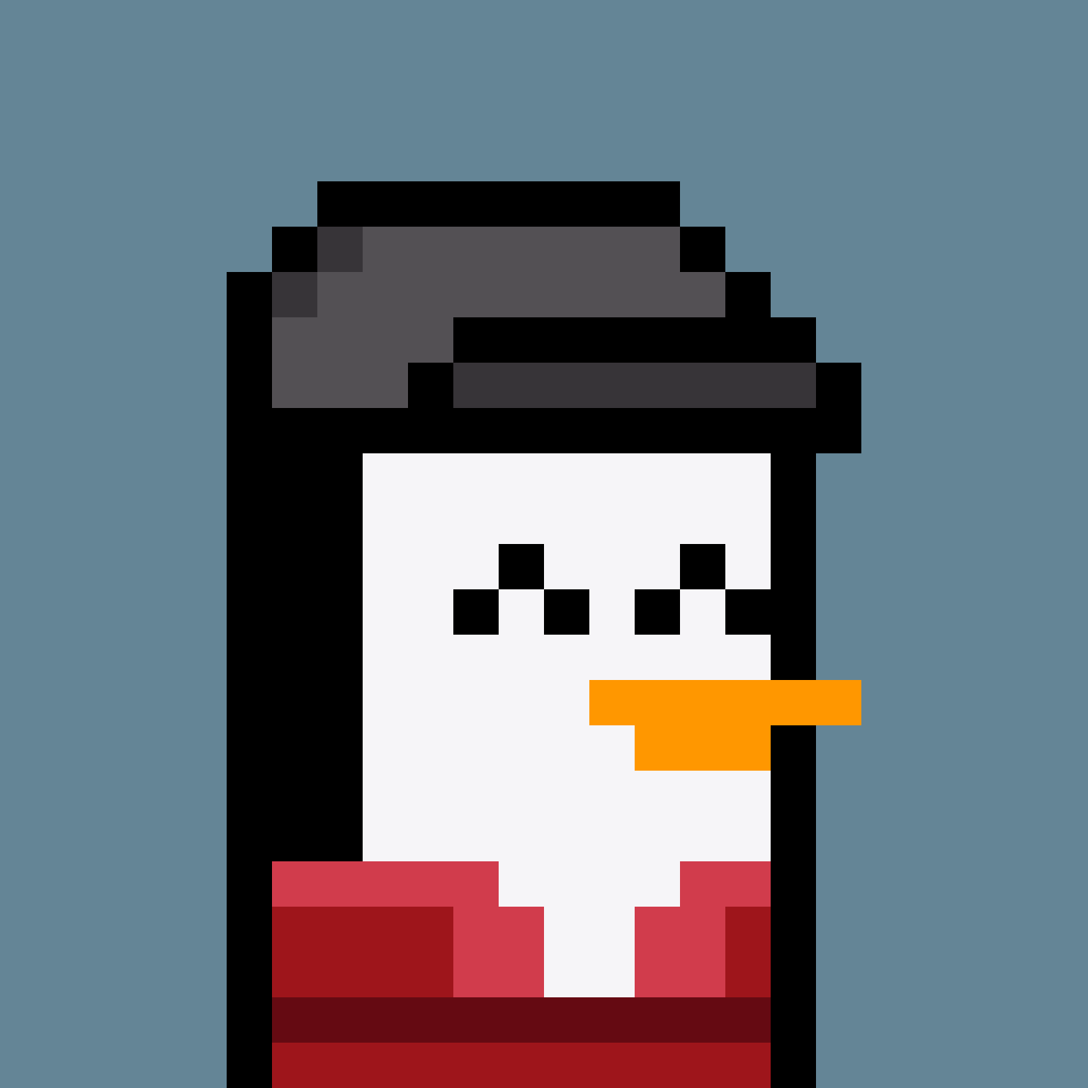 Pesky Penguin #5744, burned for 0.901 SOL