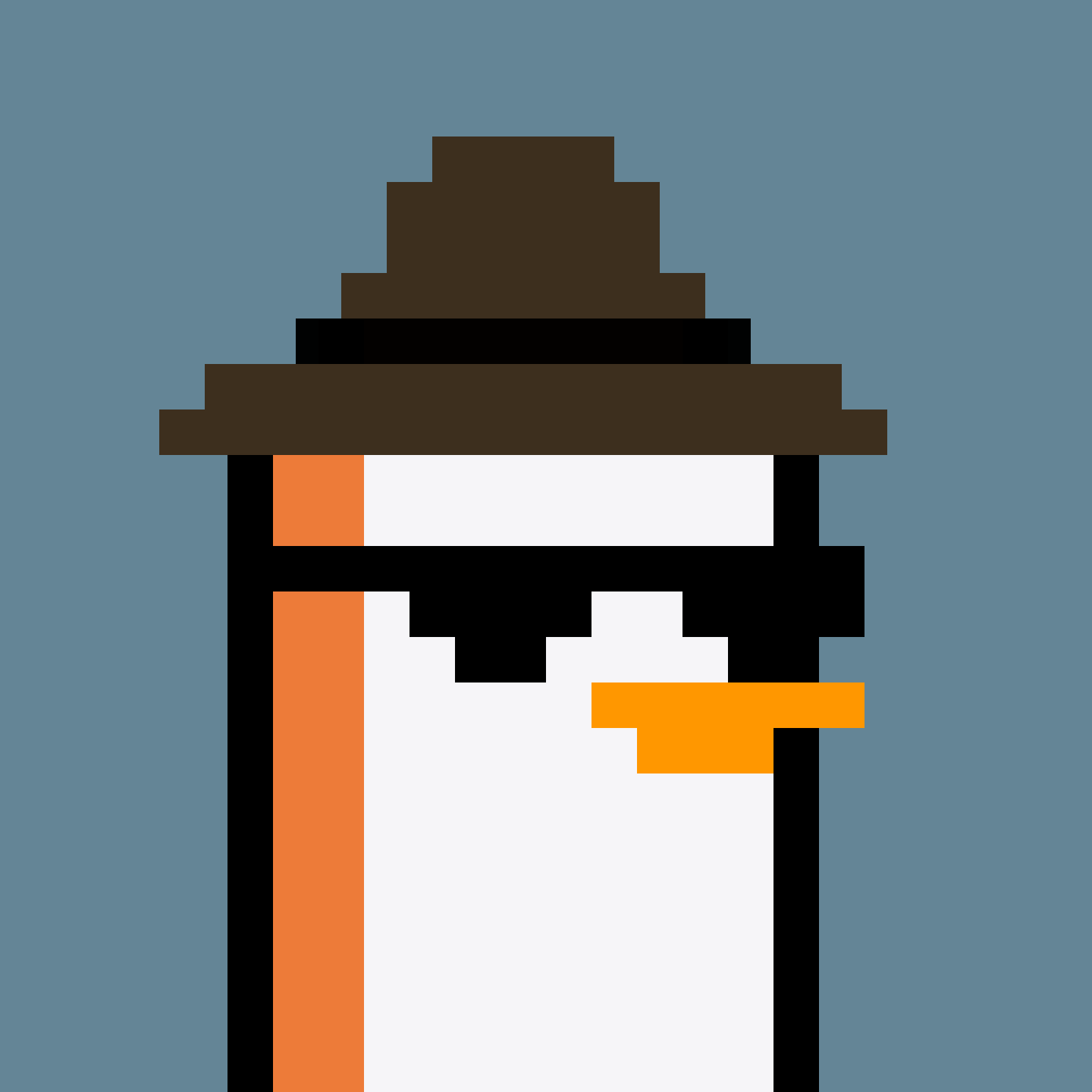 Pesky Penguin #7198, burned for 0.399 SOL