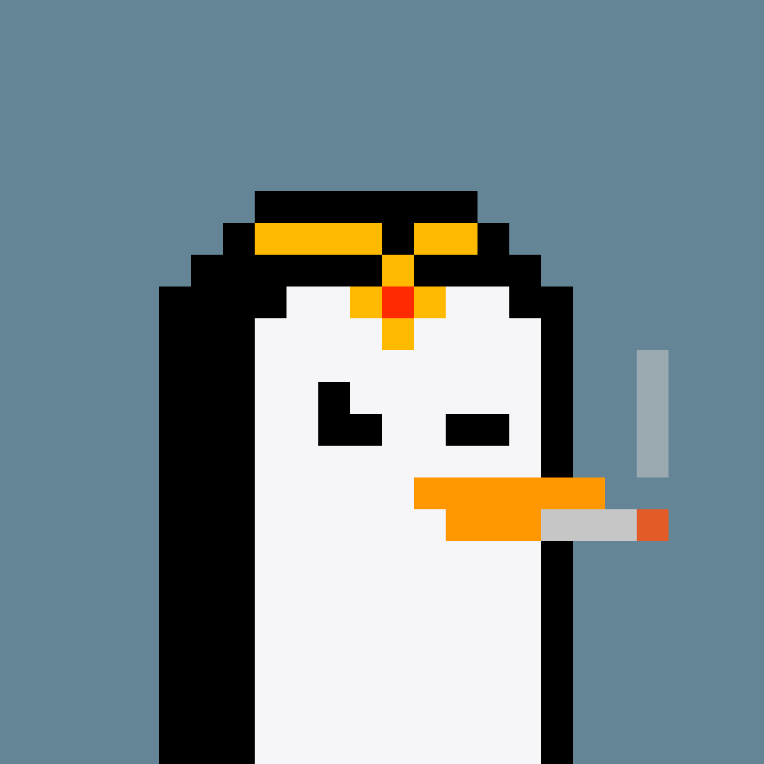 Pesky Penguin #8619, burned for 0.495 SOL