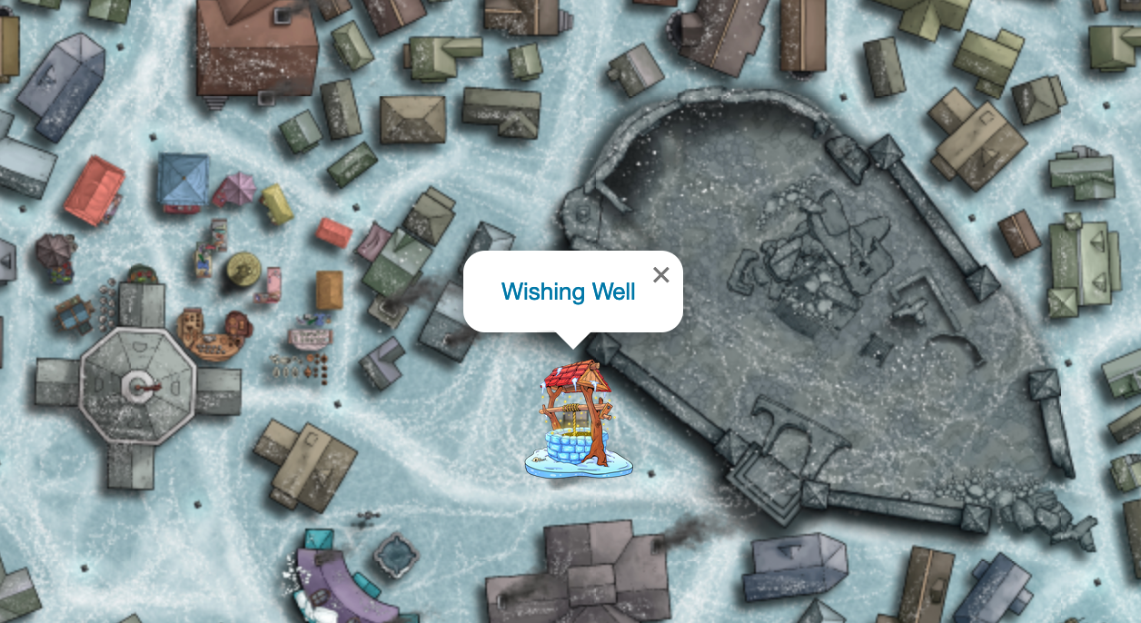 Wishing Well on the Map